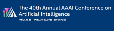Three papers are accepted by the Fortieth AAAI Conference on Artificial Intelligence